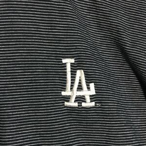 Tommy Bahama Los Angeles Dodgers Blue/White Striped Golf Polo XL